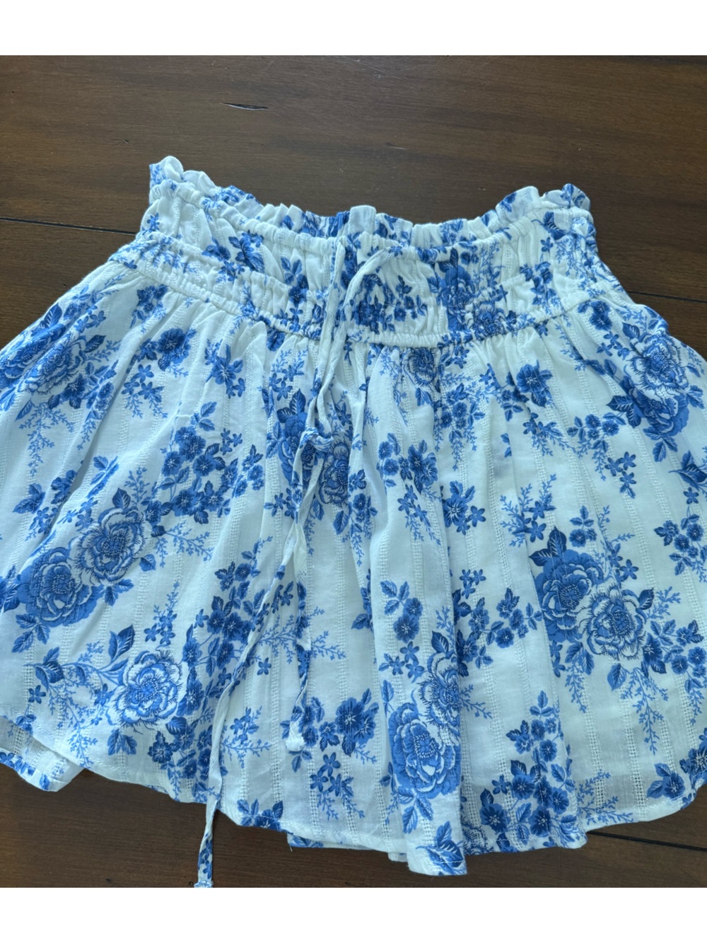 Francesca's floral skirt